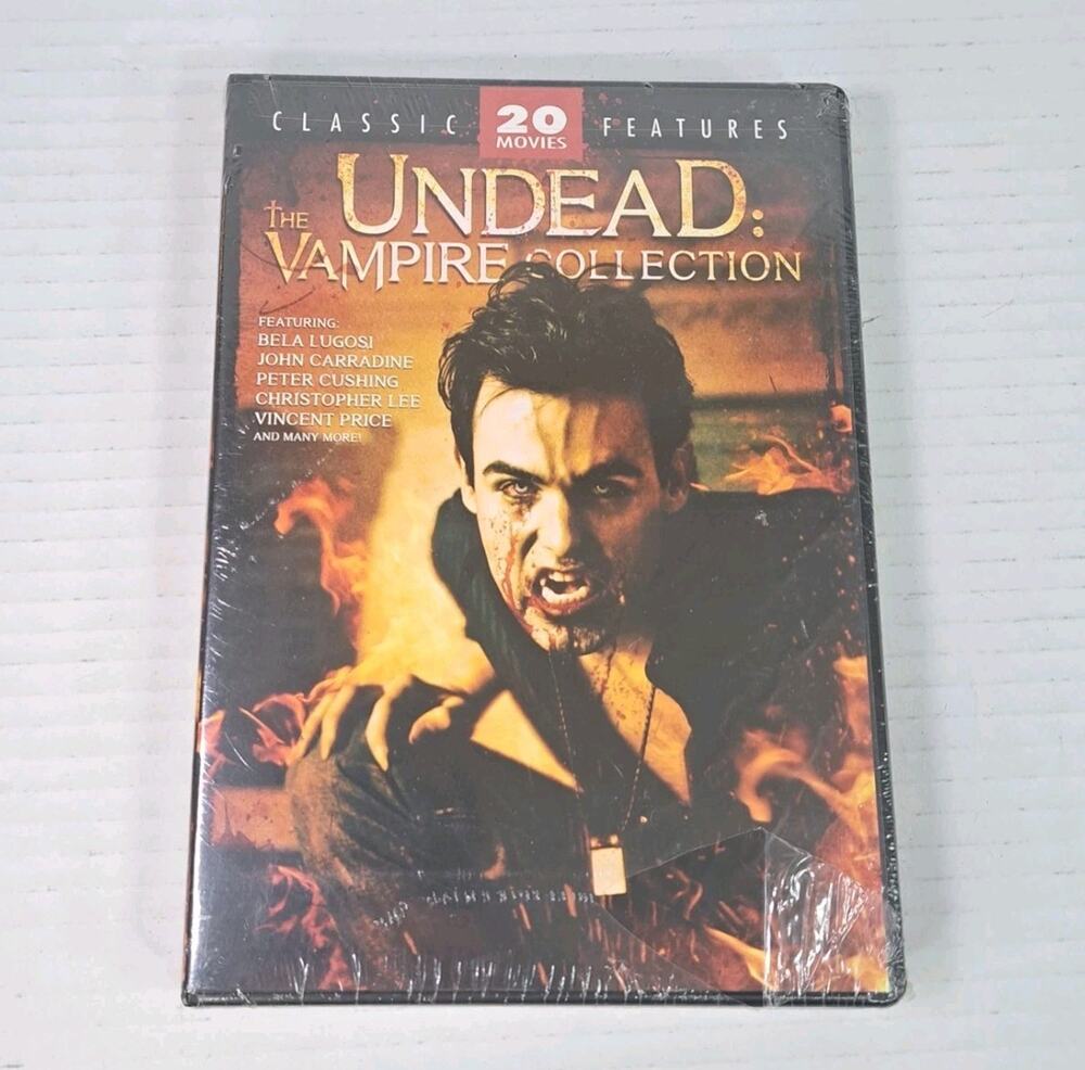 Undead The Vampire Collection 20 Movie Pack DVD Horror Classics 1920s-1970s